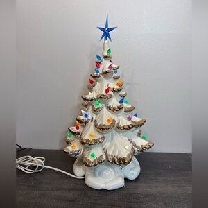 SOLD!!! Ceramic Musical Christmas Tree 1974